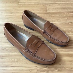 Jay Butler Cromwell Penny Loafer in Camel